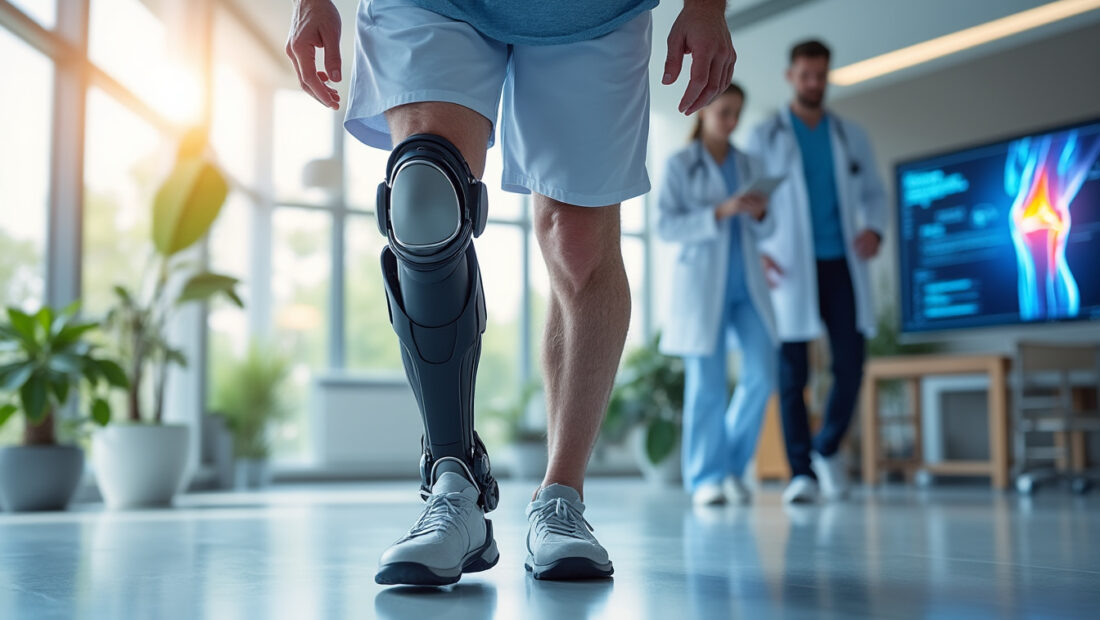 découvrez comment les exosquelettes révolutionnent le traitement de l'arthrose du genou, offrant de nouvelles perspectives thérapeutiques prometteuses pour améliorer la mobilité et réduire la douleur.