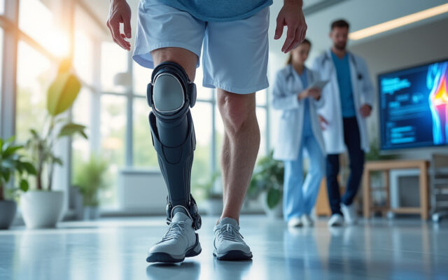 découvrez comment les exosquelettes révolutionnent le traitement de l'arthrose du genou, offrant de nouvelles perspectives thérapeutiques prometteuses pour améliorer la mobilité et réduire la douleur.