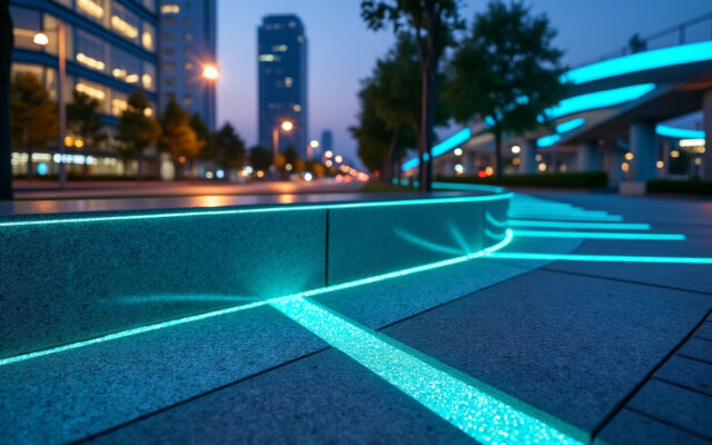 découvrez le béton luminescent, son principe de fonctionnement unique et ses applications innovantes dans la construction et le design urbain.