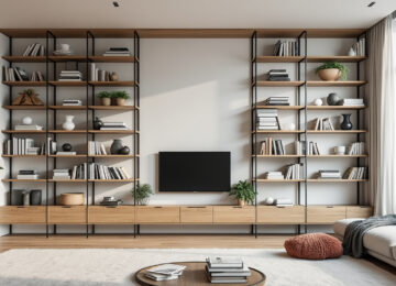 découvrez comment optimiser votre espace avec une étagère du sol au plafond, alliant fonctionnalité et design pour un intérieur organisé et esthétique.