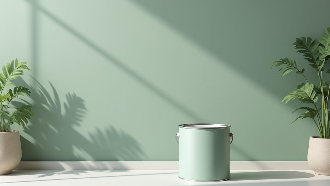 découvrez notre peinture murale lavable 1l en teinte apaisante vert sauge, idéale pour apporter une touche de fraîcheur et de sérénité à vos murs tout en facilitant l'entretien.