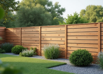découvrez la clôture composite planeo gardence strong carré terra, alliant robustesse et design moderne pour un jardin esthétique et durable.
