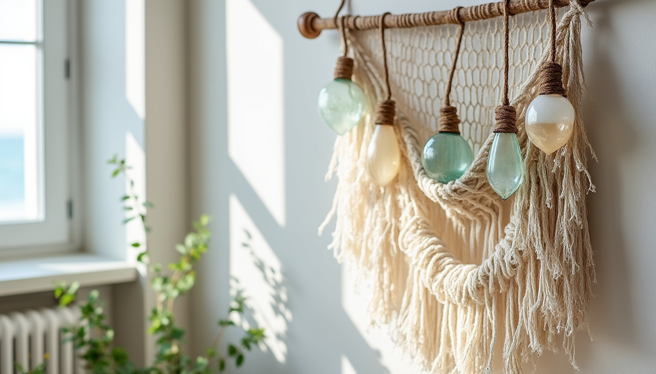 découvrez notre filet de pêche beige, une décoration marine authentique et élégante qui apportera une ambiance maritime chaleureuse à votre intérieur.
