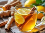 découvrez notre infusion réconfortante au gingembre, curcuma, cannelle, miel et citron, une recette naturelle idéale pour apaiser les symptômes du rhume et renforcer votre bien-être.