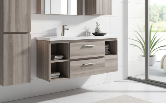 découvrez notre meuble de salle de bain de 90 cm alliant élégance et fonctionnalité pour optimiser votre espace avec style et praticité.