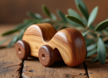 découvrez oly, un jouet artisanal en bois d'olivier alliant tradition et durabilité, idéal pour éveiller l'imagination de vos enfants.