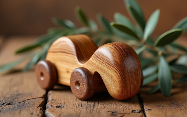 découvrez oly, un jouet artisanal en bois d'olivier alliant tradition et durabilité, idéal pour éveiller l'imagination de vos enfants.