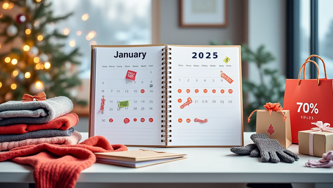 dĂ©couvrez le calendrier officiel des soldes d'hiver 2025 et prĂ©parez-vous Ă profiter des meilleures offres et bonnes affaires de la saison !