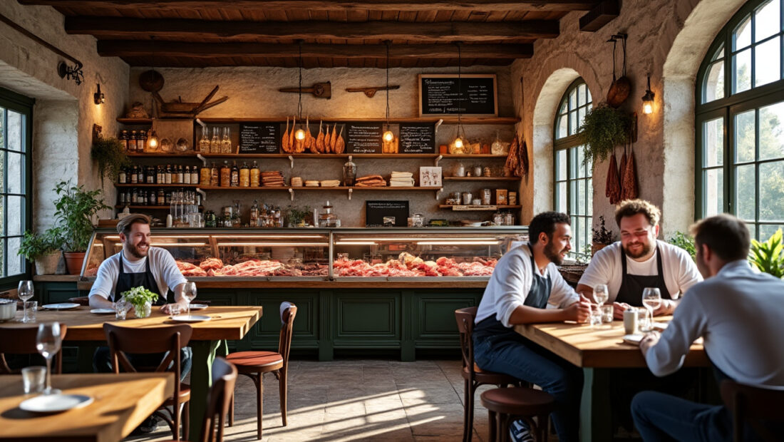 explorez la cuisine du boucher à saint-quentin-la-poterie : savourez un menu délicat, lisez les avis clients et plongez dans une atmosphère chaleureuse et unique.
