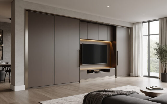 découvrez une installation élégante de parois en niche avec portes battantes, alliant design moderne et fonctionnalité pour optimiser votre espace de douche.