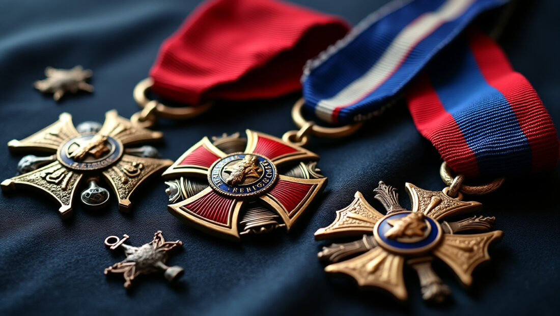 découvrez l'importance des médailles et décorations militaires comme symboles d'hommage et de mémoire, présentés par le souvenir français en haute-savoie (74).