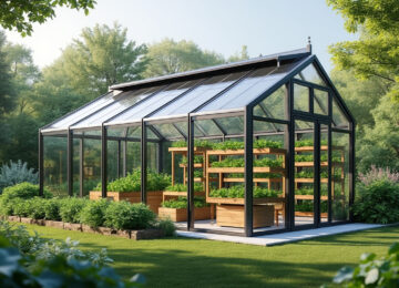 découvrez la serre de jardin dolmen 330, un espace de culture protégé et performant pour vos plantes. idéale pour optimiser la croissance et protéger vos plantations des intempéries.