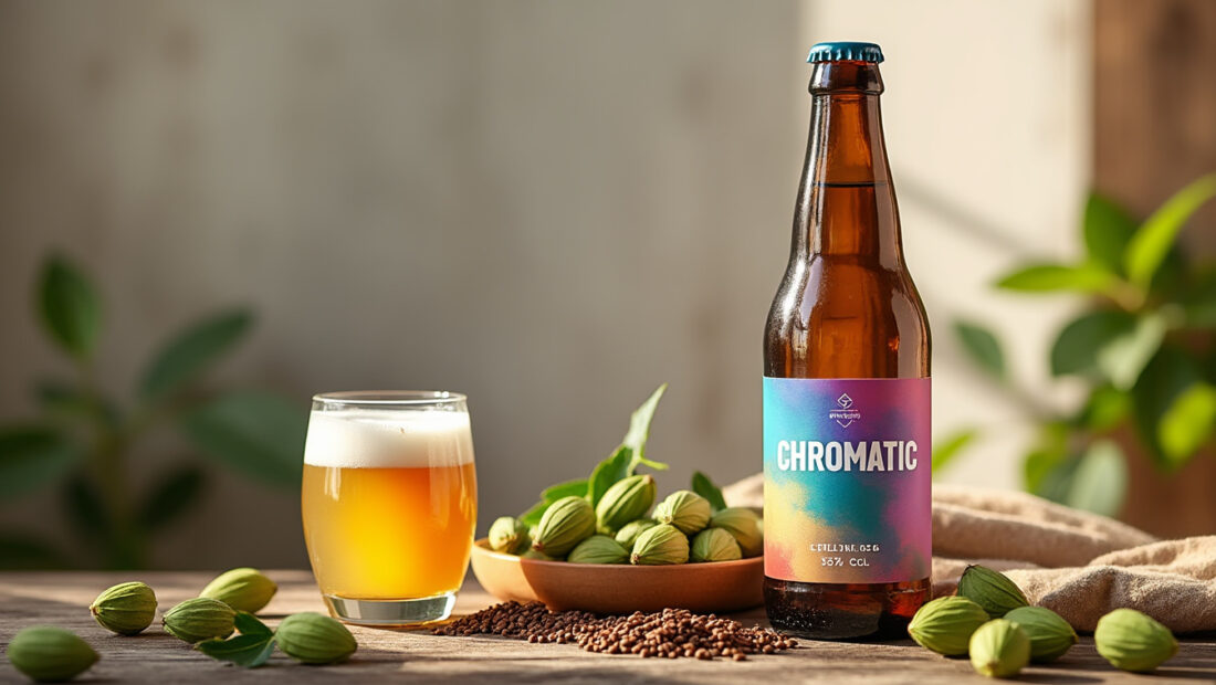 découvrez la bière artisanale art is an ale : chromatic cream ale, une bière blonde onctueuse de 33 cl à 5,5°, parfaite pour les amateurs de saveurs uniques et raffinées.