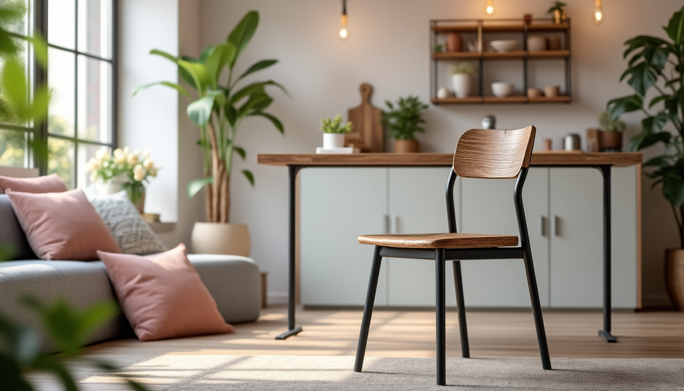 explorez notre collection de chaises industrielles qui combinent un design moderne élégant et un confort optimal pour embellir votre intérieur.