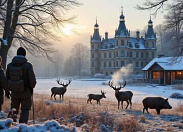 vivez une expérience unique de chasse au grand gibier les 21 et 22 février 2026 au parc du château de toute beauté. profitez de 2 jours de chasse et d'une nuit tout inclus dans un cadre exceptionnel.