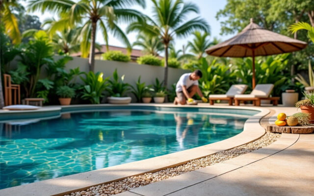 découvrez tout sur le carrelage en pierre de bali pour piscine : guide complet, tarifs, installation facile et conseils d'entretien pour une piscine durable et esthétique.